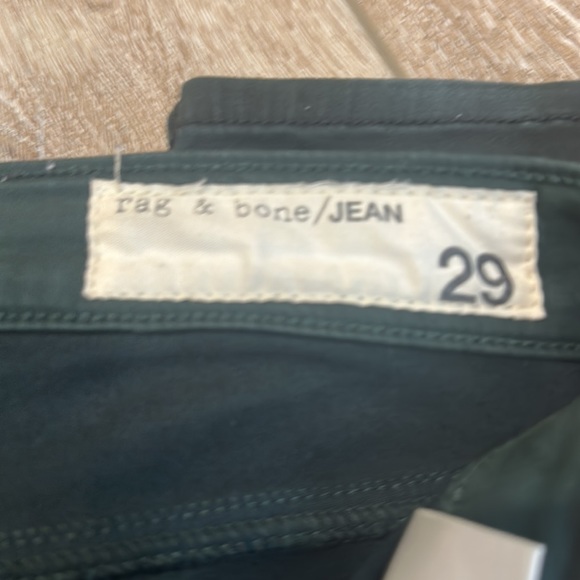 Green Rag + Bone Jeggings - Picture 2 of 5